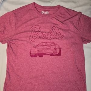 Barbie Pink Tee with Car Graphic